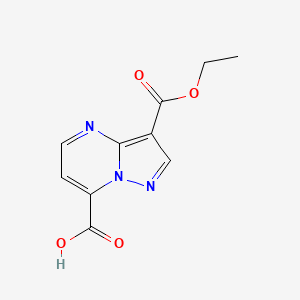 3-(Ethoxycarbonyl)pyrazolo[1,5-a]pyrimidine-7-carboxylic acid