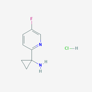 1-(5-Fluoropyridin-2-yl)cyclopropan-1-amine hydrochloride