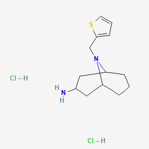 9-(Thiophen-2-ylmethyl)-9-azabicyclo[3.3.1]nonan-3-amine dihydrochloride