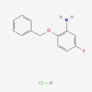 2-(Benzyloxy)-5-fluoroaniline hydrochloride