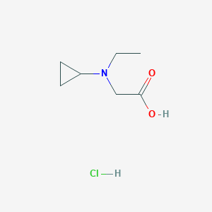 2-[Cyclopropyl(ethyl)amino]acetic acid hydrochloride