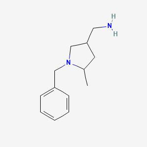 (1-Benzyl-5-methylpyrrolidin-3-yl)methanamine