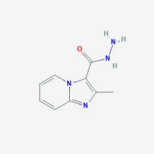 molecular formula C9H10N4O B137865 2-Methylimidazo[1,2-a]pyridine-3-carbohydrazide CAS No. 144835-67-6