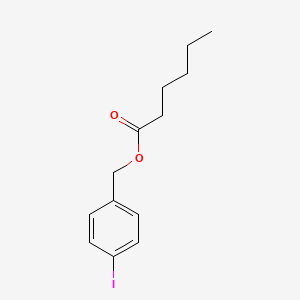 molecular formula C13H17IO2 B13786526 p-Iodobenzyl hexanoate CAS No. 67987-33-1