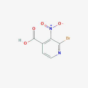 molecular formula C6H3BrN2O4 B1378661 2-Bromo-3-nitropyridine-4-carboxylic acid CAS No. 1379308-71-0