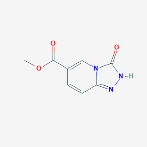 molecular formula C8H7N3O3 B1378666 methyl 3-oxo-2H,3H-[1,2,4]triazolo[4,3-a]pyridine-6-carboxylate CAS No. 1423031-49-5