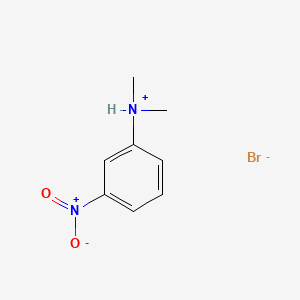 molecular formula C8H11BrN2O2 B13786912 N,N-dimethyl-3-nitroaniline;hydrobromide CAS No. 63467-70-9