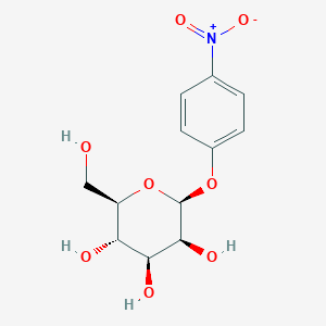 molecular formula C12H15NO8 B013787 4-Nitrophenyl-beta-D-mannopyranoside CAS No. 35599-02-1