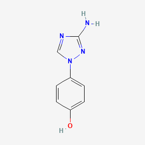 4-(3-amino-1H-1,2,4-triazol-1-yl)phenol