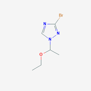 3-bromo-1-(1-ethoxyethyl)-1H-1,2,4-triazole