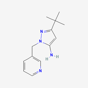 3-tert-butyl-1-(pyridin-3-ylmethyl)-1H-pyrazol-5-amine