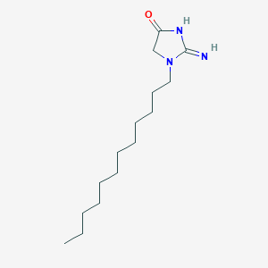 molecular formula C15H29N3O B13787567 2-amino-3-dodecyl-4H-imidazol-5-one CAS No. 94087-69-1