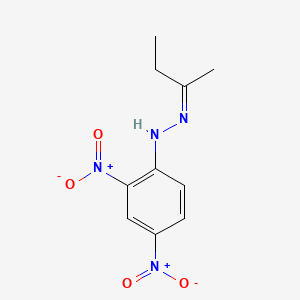 molecular formula C10H12N4O4 B13787645 1-(Butan-2-ylidene)-2-(2,4-dinitrophenyl)hydrazine CAS No. 41902-48-1