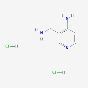 molecular formula C6H11Cl2N3 B1378765 3-(Aminomethyl)pyridin-4-amine dihydrochloride CAS No. 1797785-32-0