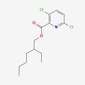 molecular formula C14H19Cl2NO2 B13787684 2-Ethylhexyl 3,6-dichloropyridine-2-carboxylate CAS No. 97635-45-5