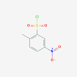 molecular formula C7H6ClNO4S B137877 2-Methyl-5-nitrobenzenesulfonyl chloride CAS No. 121-02-8