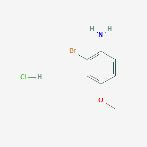 molecular formula C7H9BrClNO B1378777 2-Bromo-4-methoxyaniline hydrochloride CAS No. 1774893-42-3