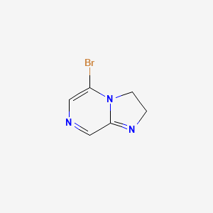 molecular formula C6H6BrN3 B1378779 5-Bromo-2,3-dihydroimidazo[1,2-a]pyrazine CAS No. 1449117-44-5