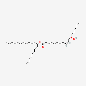 molecular formula C38H74O3 B13787856 icosan-9-yl (Z,12R)-12-hydroxyoctadec-9-enoate 