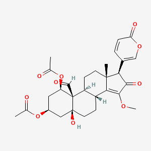 molecular formula C29H34O10 B13787906 Abyssinol C CAS No. 96819-79-3