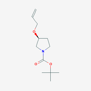 tert-butyl (3S)-3-(prop-2-en-1-yloxy)pyrrolidine-1-carboxylate
