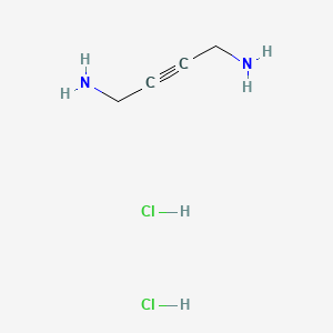 molecular formula C4H10Cl2N2 B1378799 But-2-yne-1,4-diamine dihydrochloride CAS No. 26232-80-4