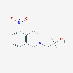 2-Methyl-1-(5-nitro-1,2,3,4-tetrahydroisoquinolin-2-yl)propan-2-ol