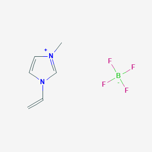 molecular formula C6H9BF4N2 B13788051 1-Vinyl-3-methylimidazolium tetrafluoroborate 
