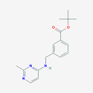 molecular formula C17H21N3O2 B1378807 Tert-butyl 3-{[(2-methylpyrimidin-4-yl)amino]methyl}benzoate CAS No. 1461708-69-9