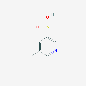 molecular formula C7H9NO3S B13788103 5-Ethylpyridine-3-sulfonic acid CAS No. 801144-33-2