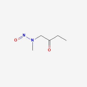 molecular formula C5H10N2O2 B13788142 Methyl-2-oxobutylnitrosamine CAS No. 87425-66-9
