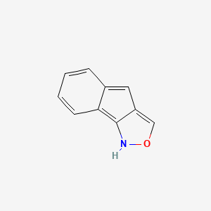 molecular formula C10H7NO B13788217 1H-indeno[1,2-c][1,2]oxazole CAS No. 82866-04-4