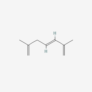 molecular formula C9H14 B13788240 2,6-Dimethyl-1,3,6-heptatriene CAS No. 928-67-6