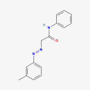 molecular formula C15H15N3O B13788257 m-Tolylazoacetanilide CAS No. 64046-59-9