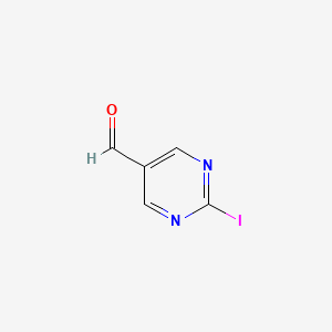 molecular formula C5H3IN2O B1378828 2-Iodopyrimidine-5-carbaldehyde CAS No. 1461708-57-5