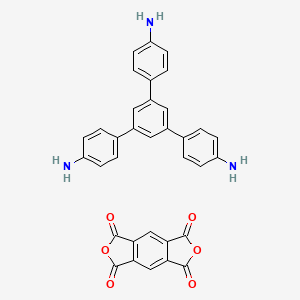 molecular formula C34H23N3O6 B13788288 PI-Cof-2 