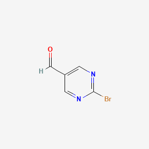 molecular formula C5H3BrN2O B1378830 2-Bromopyrimidine-5-carbaldehyde CAS No. 1456863-37-8