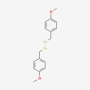 molecular formula C16H18O2Se2 B13788305 Bis[(4-methoxyphenyl)methyl]diselane CAS No. 62212-22-0