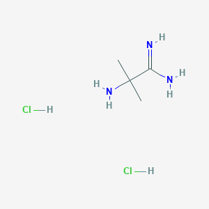 B1378836 2-Amino-2-methylpropanimidamide dihydrochloride CAS No. 1803609-78-0
