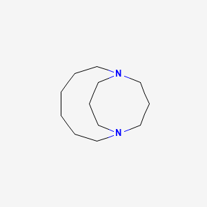 molecular formula C12H24N2 B13788453 1,8-Diazabicyclo[6.3.3]tetradecane CAS No. 82407-82-7