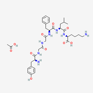 molecular formula C36H53N7O10 B13788454 Leu-Enkephalin-Lys 