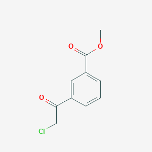 molecular formula C10H9ClO3 B1378847 Methyl 3-(2-chloroacetyl)benzoate CAS No. 177328-89-1