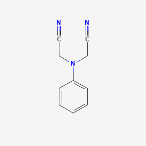 molecular formula C10H9N3 B13788502 2,2'-(Phenylazanediyl)diacetonitrile CAS No. 86273-74-7