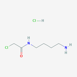 N-(4-aminobutyl)-2-chloroacetamide hydrochloride