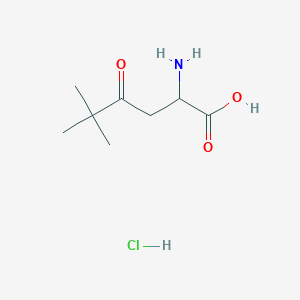 2-Amino-5,5-dimethyl-4-oxohexanoic acid hydrochloride