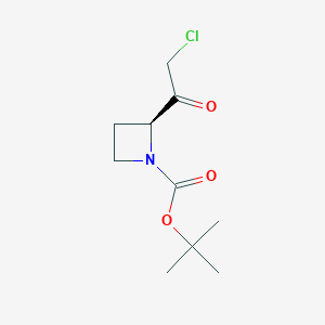 (S)-Tert-butyl 2-(2-chloroacetyl)azetidine-1-carboxylate