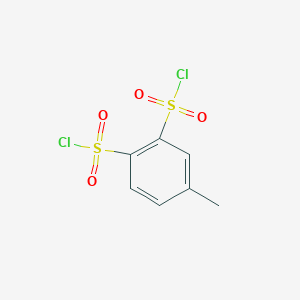 molecular formula C7H6Cl2O4S2 B13788699 Toluene-3,4-disulfonyl chloride CAS No. 26627-38-3