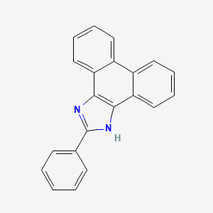 molecular formula C21H14N2 B13788721 2-Phenyl-1H-phenanthro[9,10-d]imidazole CAS No. 6931-31-3