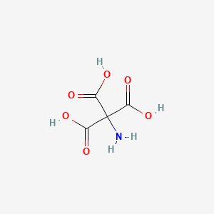 molecular formula C4H5NO6 B13788725 Aminomethanetricarboxylic acid CAS No. 98019-67-1