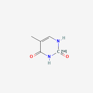 molecular formula C5H6N2O2 B13788745 Thymine,[2-14C] 